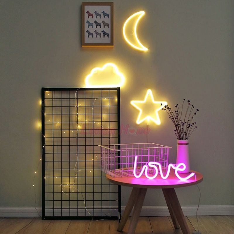 Đèn LED neon chữ LOVE trang trí sinh nhật cầu hôn, đèn decor phòng siêu bền đẹp - Kemshop K73