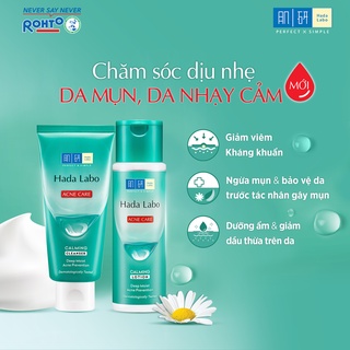 Sữa rửa mặt Hada Labo cho da dầu mụn, da nhạy cảm Hada Labo Acne Care Calming Cleanser 80g