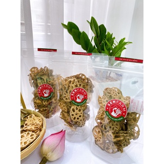 Củ Sen khô loại 1 thượng hạng Senfarm bịch 150g (nấu chè, nấu canh, pha trà) hỗ trợ cải thiện giấc ngủ, tốt cho tim mạch