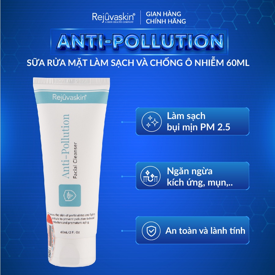 Ảnh Combo chăm sóc da Rejuvaskin xoá Sẹo Thâm/ Sẹo Rỗ/ Sẹo Lõm Scar Esthetique 30ml và sữa rửa mặt loại bỏ bụi mịn 100ml 4