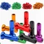 JUNYUE88US Đi Xe Đạp Nói Núm Vú Đi Xe Hợp Kim Nhôm Nhẹ 14 Mm Chống Ăn Mòn Nắp Nói Anodized