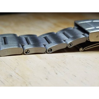 Cho 20 Mm Vintage Submariner ROLEX 14060 16610 16800 Bạc Chắc Chắn Đường Cong Cuối Thép Đồng Hồ Vòng Tay