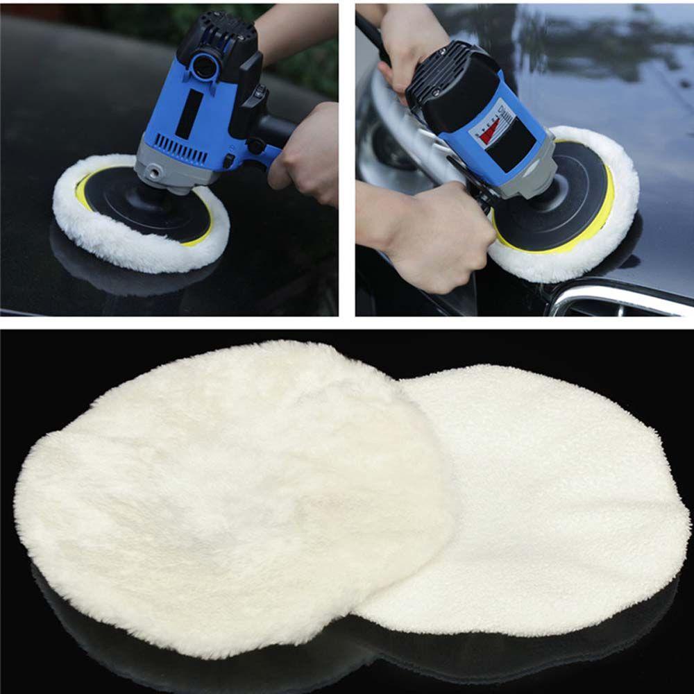 DELMER Woolen Fleece Pad Buffing Waxing Chăm sóc sơn ô tô đa năng cho 5 / 6 / 7 / 8 / 9 / 10 inch Phụ kiện đánh bóng tự động Đánh bóng vải Terry