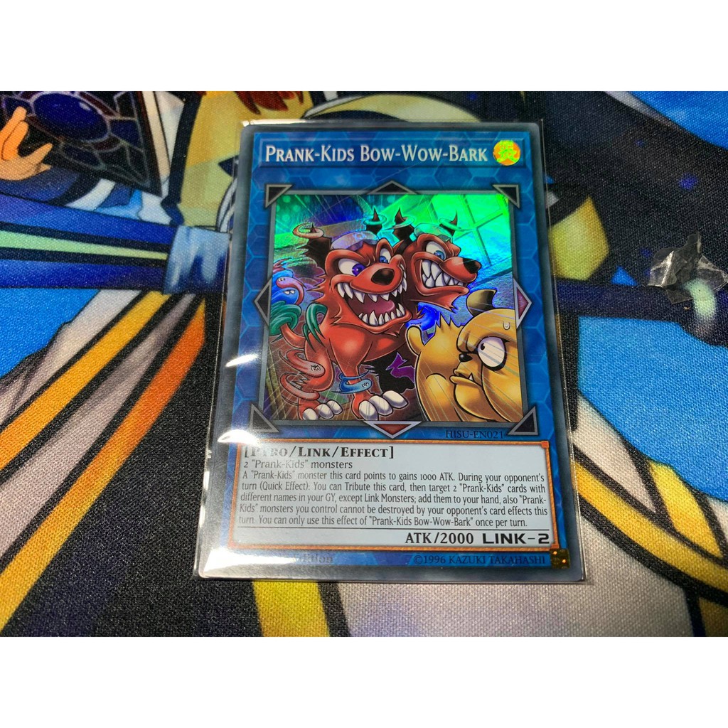 Yu-Gi-Oh! Carta Singola Prank-Kids Bow-Wow-Bark - HISU-EN021 - Super Rara 1st Edition