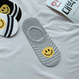 [MUA 2 TẶNG 1]Tất vớ lười nữ cotton Happy Smile Kikiya W-N-045 (Chính Hãng Hàn Quốc)