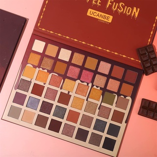 UCANBE Toffee Fusion Bảng Phấn Mắt Khỏa Thân 48 Sắc Thái Trung Tính Khỏa Thân Phấn Mắt Trang Điểm Pallet Sắc Tố Cao Mờ Lấp Lánh Shimmer Trang Điểm Bộ Dành Cho Nữ Bé Gái