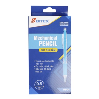 Bút chì bấm Bitex MP04 ngòi 0.5mm 1 cây màu ngẫu nhiên