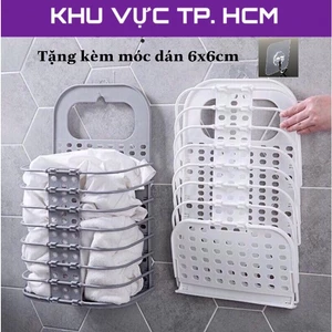 Giỏ đựng đồ treo tường gấp gọn thông minh, tiện dụng, siêu bền