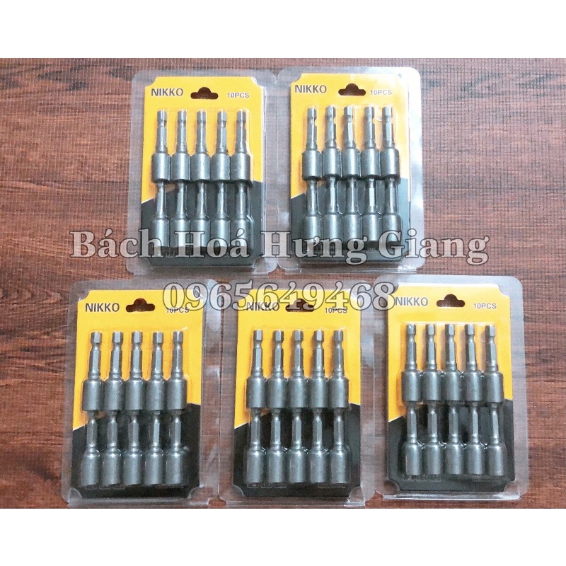 Đầu Chụp Vít Tôn NIKKO 8mm Độ Cứng HCR47-53 (ẢNH THẬT)