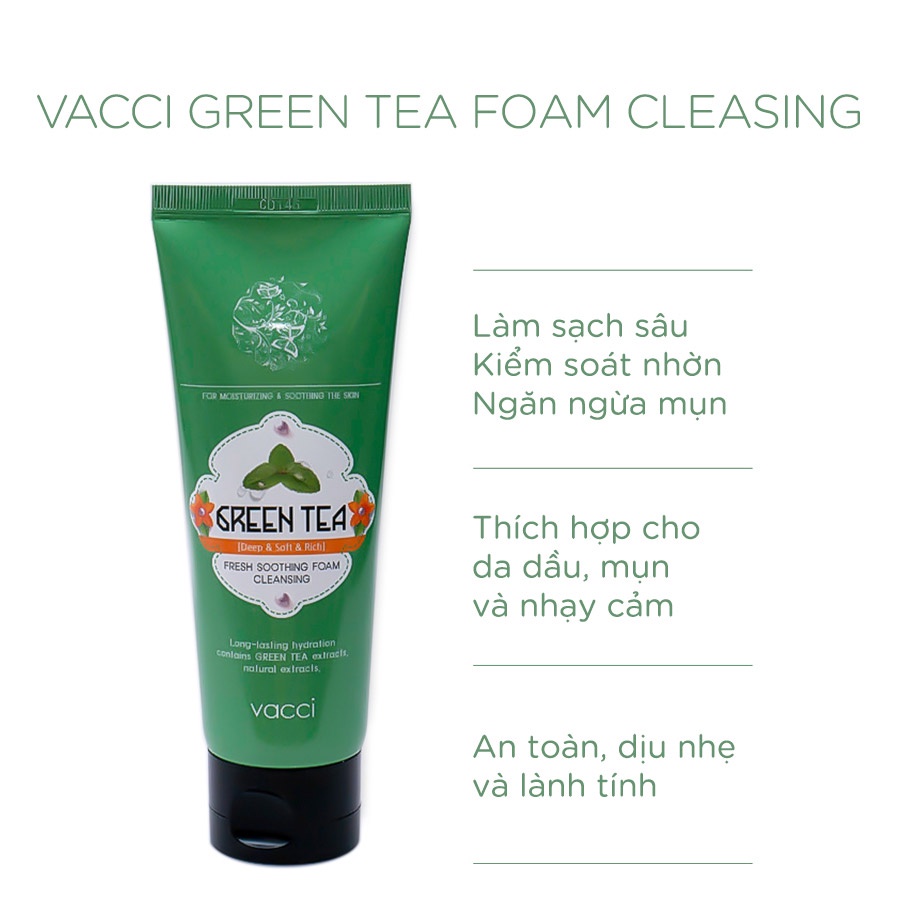Sữa Rửa Mặt Vacci 100ml Dành Cho Mọi Loại Da | Shopee Việt Nam