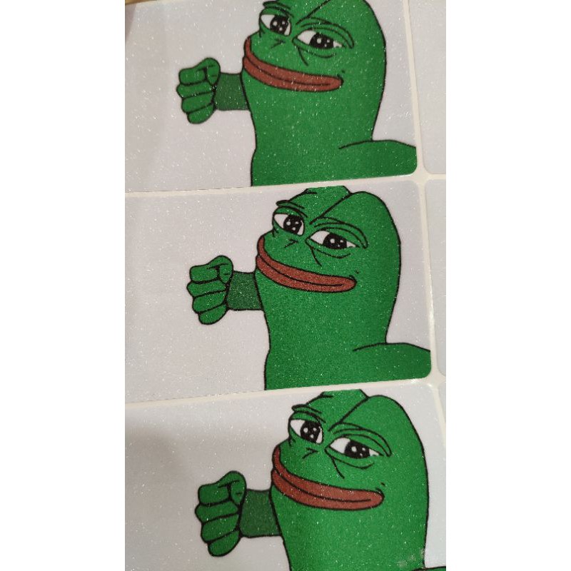 Miếng Dán Trang Trí FROG PEPE - Decal Sticker Thẻ ATM (Thẻ Chung Cư, Thẻ Xe, Debit, Credit) NF2
