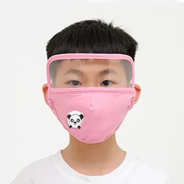 Khẩu trang vải có kính che mắt chống bọt bắn thích hợp cho người lớn và trẻ từ 10 tuổi trở lên- kèm 2 lót than hoạt tính