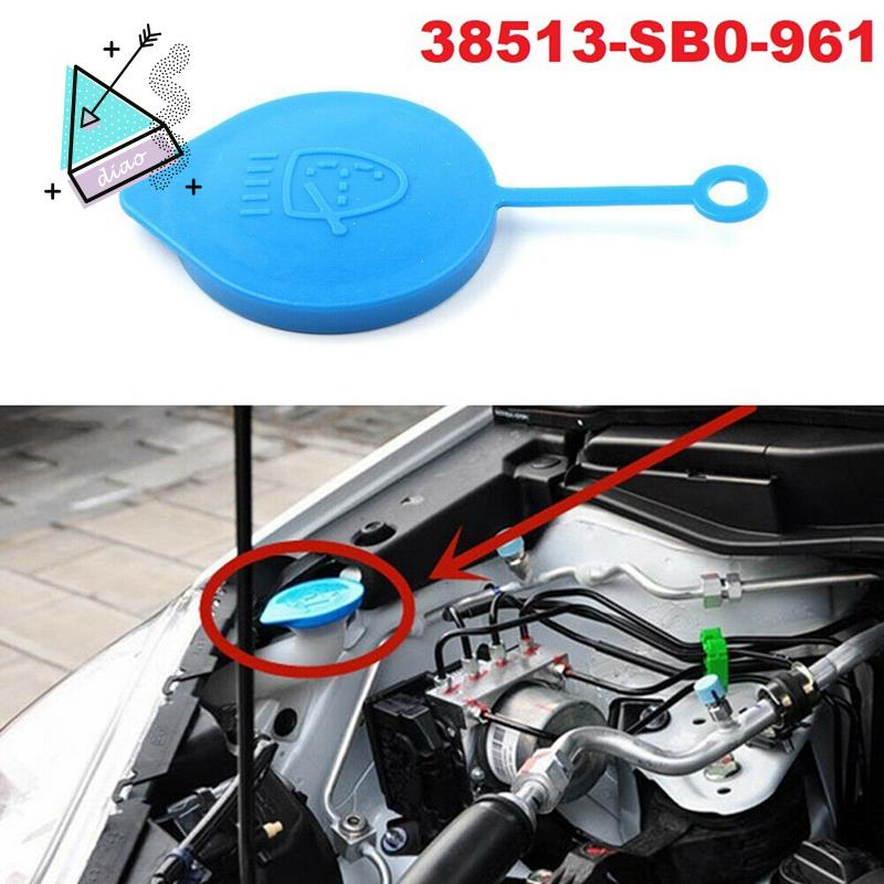 Nắp bình chứa nước rửa kính chắn gió cho Honda Civic CITY CRV CRX FIT 38513SB0961 38513-SB0-961