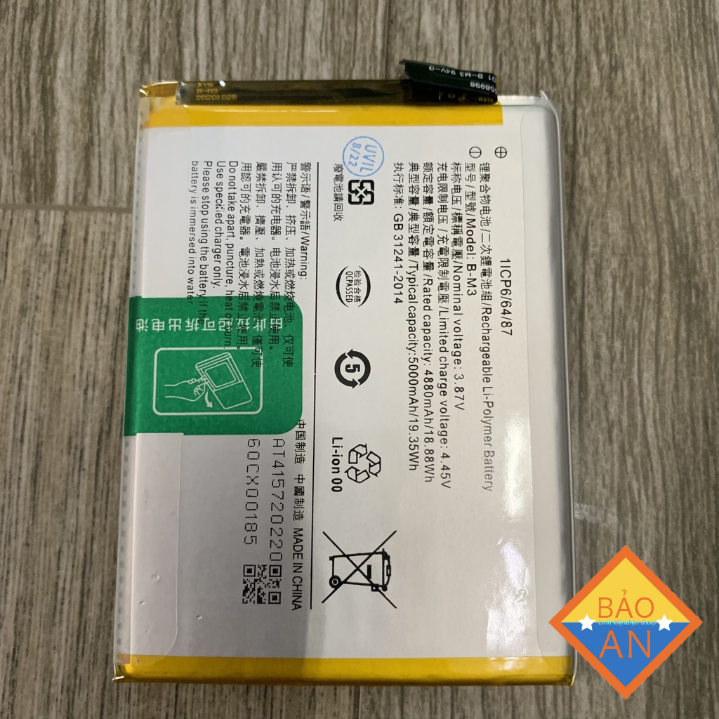 Pin Vivo Y50 / Y30 / B-M3 pin zin dung lượng 5000mAh | Shopee Việt Nam