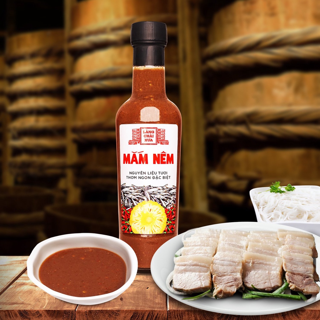 Mô tả Mắm nêm pha sẵn cao cấp Làng Chài Xưa, nguyên liệu tươi, thơm ngon đặc biệt, chai thủy tinh 300g - 2