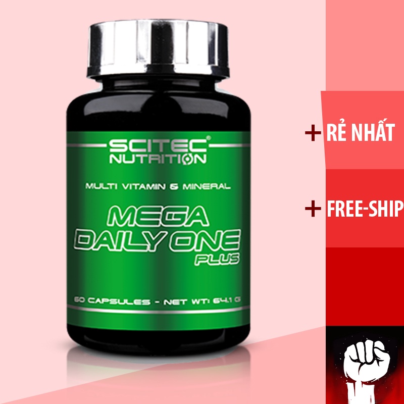 VITAMIN | Vitamin Tổng Hợp | Mega Daily One Plus Scitec 60 viên - Chính ...