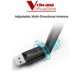 USB Thu sóng WiFi TP-LINK Archer T2U-Plus Băng Tần Kép Độ Lợi Cao AC600 Bảo hành 2 năm