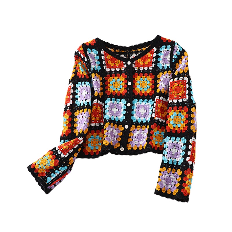 DASBSUG Cardigan Len Móc Đan Nhiều Màu Sắc Cho Nữ, Phù Hợp Đi Biển Ngày Lễ