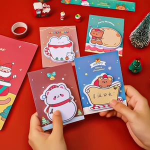 3 Giấy Note Ghi Chú Noel Happy Merry Christmas 30 Tờ - Vpp Thỏ Hồng - Thỏ Hồng VPP