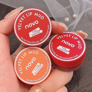 Son Môi NOVO Dạng Thạch Chống Thấm Nước Dưỡng Ẩm Mềm Mượt Cho Đôi Môi Mịn Màng NO.546