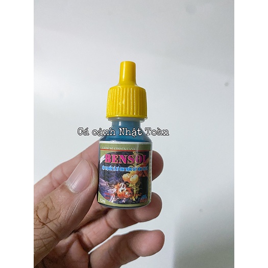 BENSOL DIỆT NẤM,  KÝ SINH TRÙNG CHO CÁ CẢNH 12ML