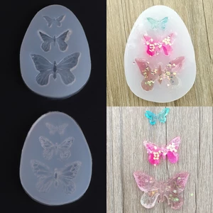 Khuôn Silicone tự làm trang sức hình bướm đẹp mắt