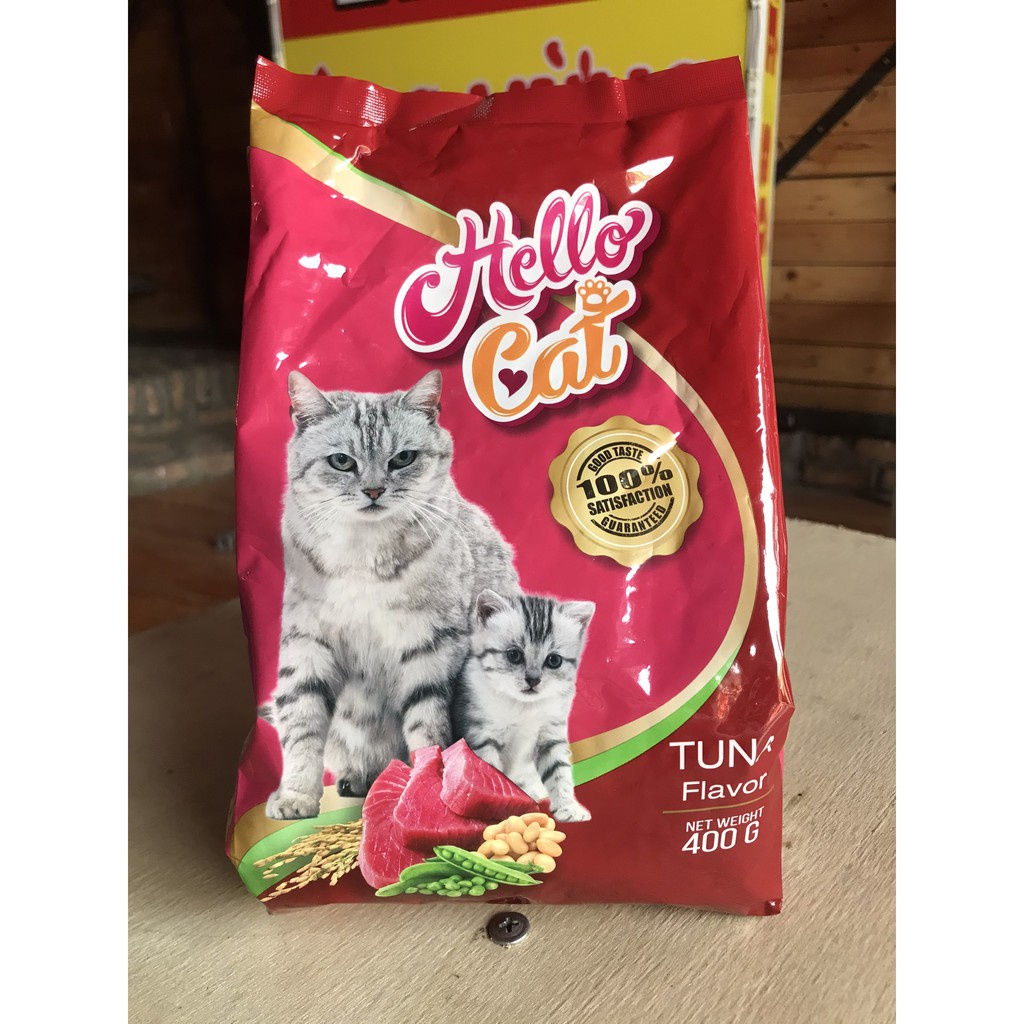 Thức ăn cho mèo Hello Cat - Tuna Flavor 400g - Thức ăn hạt cho mèo ...