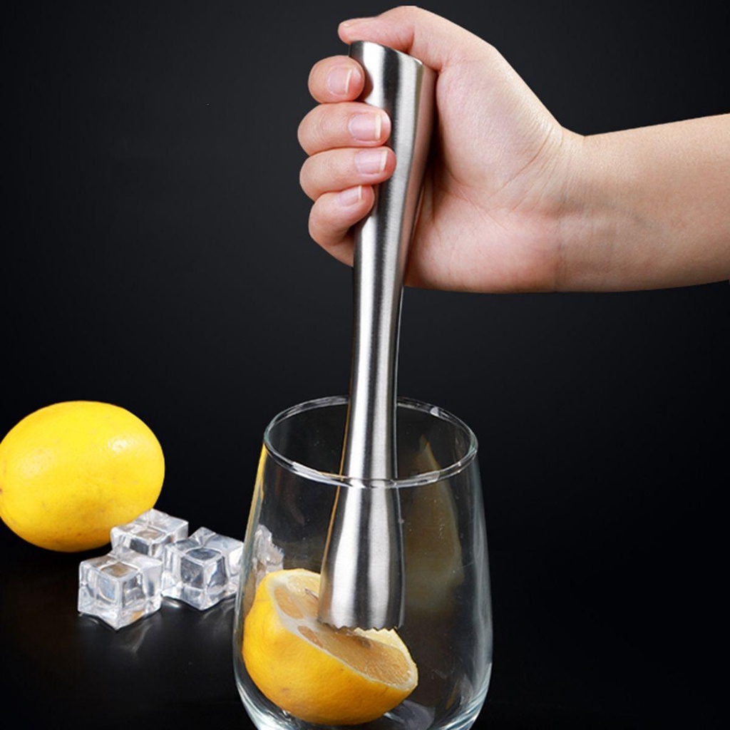 Máy nghiền đá JSJING DIY Bar Masher Rod Hammer Máy trộn Cocktail bằng thép không gỉ