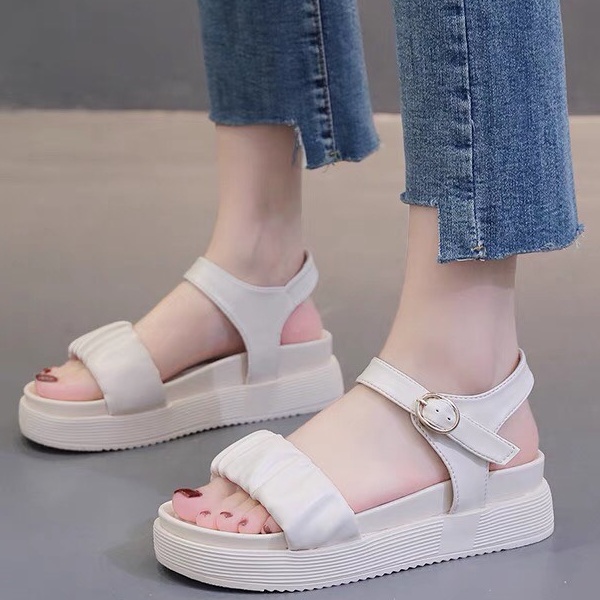 Giày Sandal Nữ Đi Học Quai Hậu Đế 3,5 Cm Mã K111 | Shopee Việt Nam