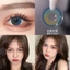 Bộ 2 Kính Áp Tròng 14.0mm Màu Sắc Tím Sữa Đậu Nành Độc Đáo