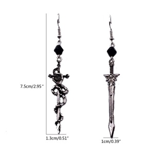 Hoa Tai Dáng Dài Hình Thanh Kiếm Phong Cách Gothic Cá Tính