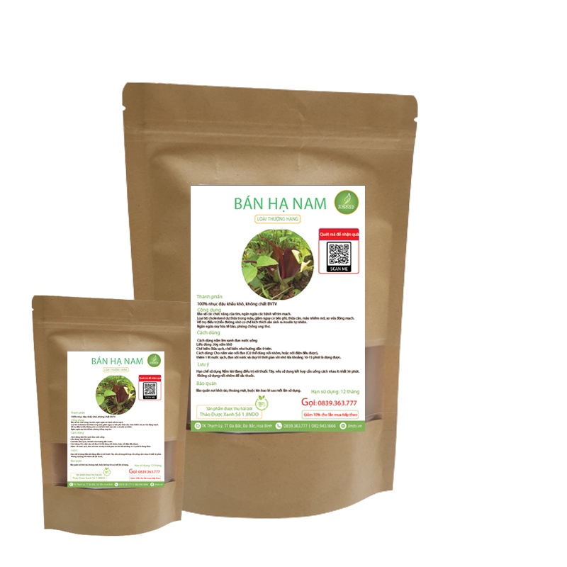 [Mã BMTTC60K giảm đến 60K đơn 50K] Bán hạ nam khô thượng hạng JINDO 1kg tác dụng hỗ trợ giảm ho đờm, ho lâu ngày