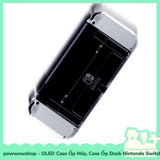 [Sẵn VN - Hỏa Tốc] Oled/V1/V2 Case Ốp Máy, Case Ốp Dock Trong Suốt Nhiều Màu Crystal Dành Cho Nintendo Switch