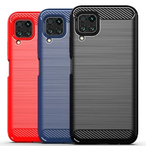 Ốp lưng TPU mềm chống sốc họa tiết chải siêu mỏng Huawei Nova 7i 5t