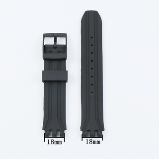 Dây đeo đồng hồ cao su chống thấm nước cho Swatch SUIB400 SUIK400 18mm 19mm Dây đeo đồng hồ silicon dành cho nam nữ Vòng đeo tay thể thao Phụ kiện đồng hồ