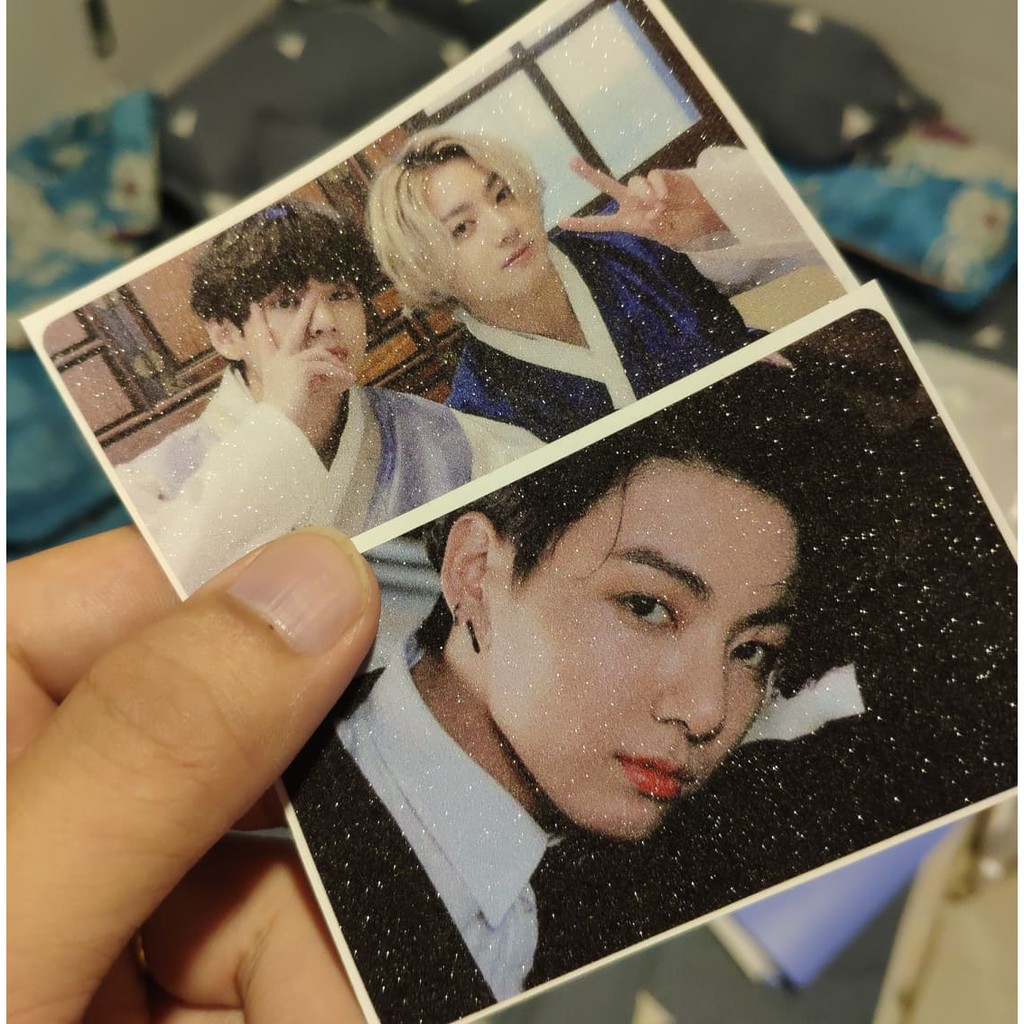 Miếng Dán Trang Trí IDOL IN THEO YÊU CẦU - Sticker Thẻ ATM (Thẻ Chung Cư, Thẻ Xe, Debit, Credit) NF2