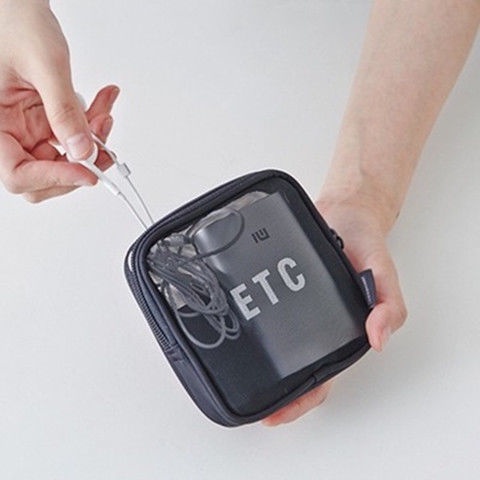 Túi Lưới Đựng Đồ Dùng Du Lịch Chống Thấm Nước Màu Đen/Xám/Đỏ/Xanh Dương