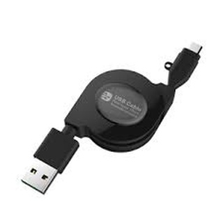 Cáp Cuộn MicroUSB 70cm (Đảo) KASHIMURA AJ-516 Chính Hãng