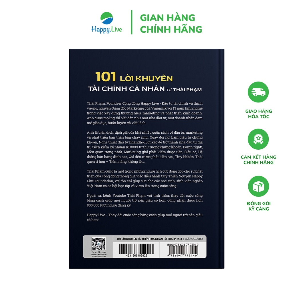 Ảnh Sách 101 Lời Khuyên Tài Chính Cá Nhân Từ Thái Phạm 2