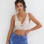 Áo Bralette Push Up Plus Size Ren Hoa xuyên thấu