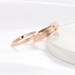 Nhẫn cặp đôi LAMY Milgrain Rose Gold Ring 8003 & 8004