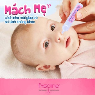 Nước Muối Sinh Lý Fysoline Gifrer Vệ Sinh Mắt Mũi Cho Bé
