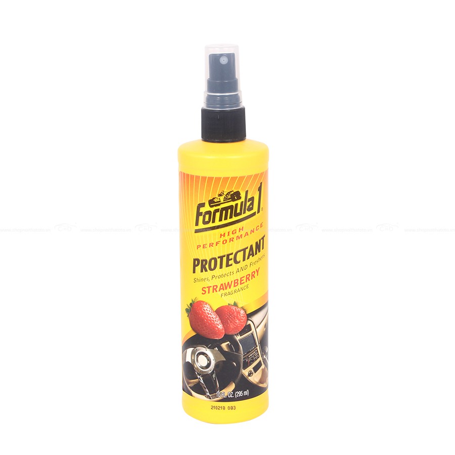 Vệ Sinh Và Bảo Dưỡng Taplo 2 Trong 1 Dạng Xịt Hương Dâu FORMULA 1 613824 295ml Phù Hợp Nhiều Dòng Xe Ô Tô Xe Hơi Xe Tải