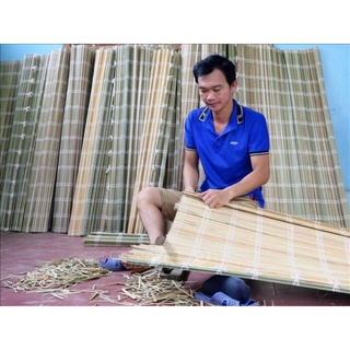 Mành cọ rộng 1,6x1,9 mét che nắng mưa, mành cọ giá rẻ, mành tăm trúc trang trí trung thu