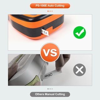 Máy In Nhãn Công Nghiệp Tự Động Không Dây ps-100e Và 3 Máy In Nhãn tze-231 tze231 Như Anh Ptouch pt-e110vp