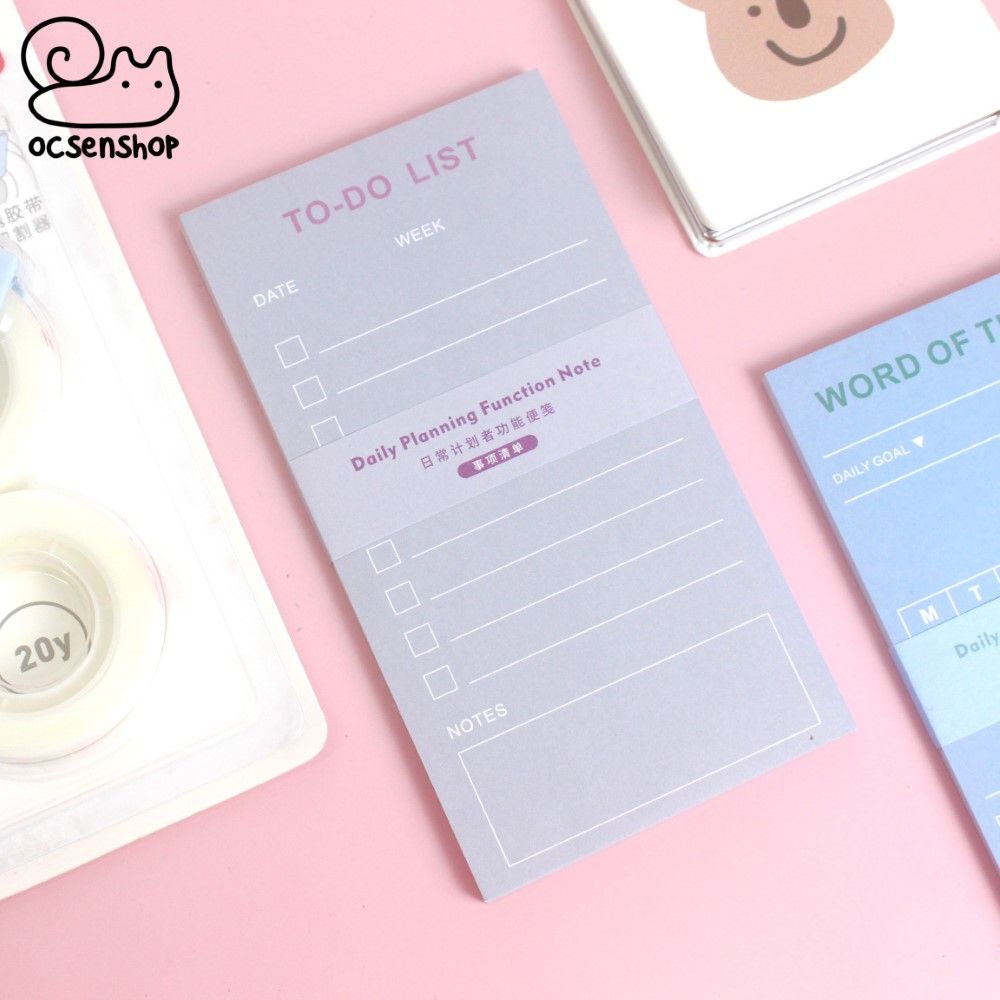 Note nhỏ Daily Planning | Shopee Việt Nam
