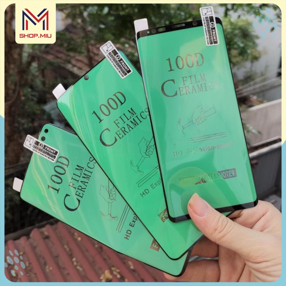 Cường lực dẻo Full màn 100D SamSung S25 ultra Note 8 Note 9 Note 10 S24 ultra Note 20 ultra S21 S22 ultra S23 ultra S10