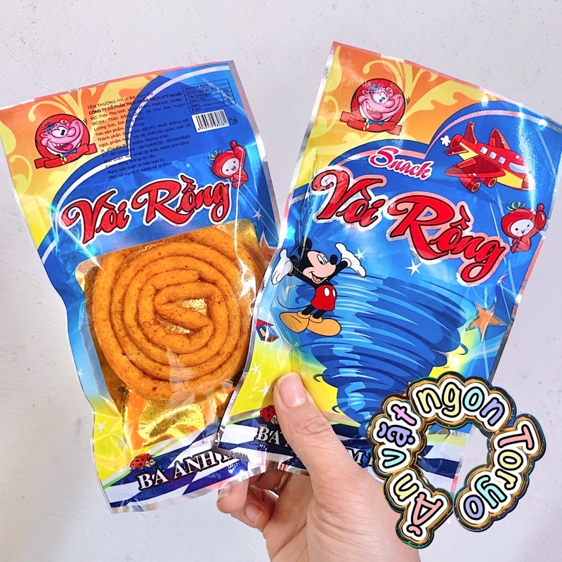 Snack vòi rồng Ba Anh Em Food ( gói lẻ) | Shopee Việt Nam