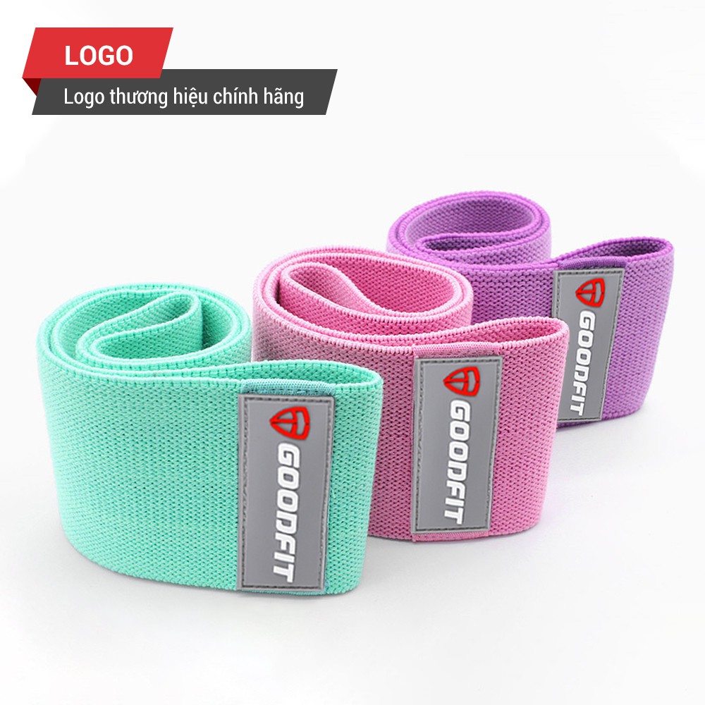 SET 3 dây tập gym, tập mông mini band GoodFit GF914MB