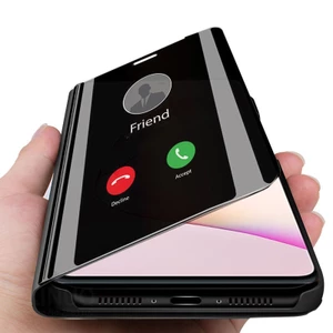 Ốp điện thoại tráng gương dạt nắp lật sang trọng dành cho Samsung Galaxy Note10 / Note10 Plus Note10 Lite